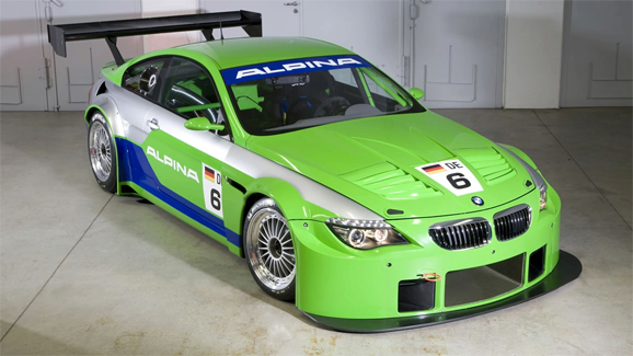 Alpina 6-Series GT3 news - Green, back - 2009 | Top Gear